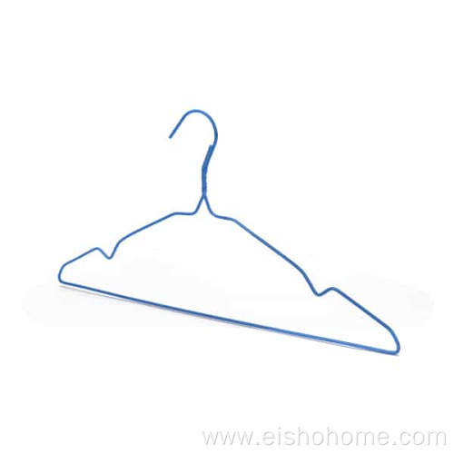 EISHO Colorful Wire Laundry Hangers with Notches